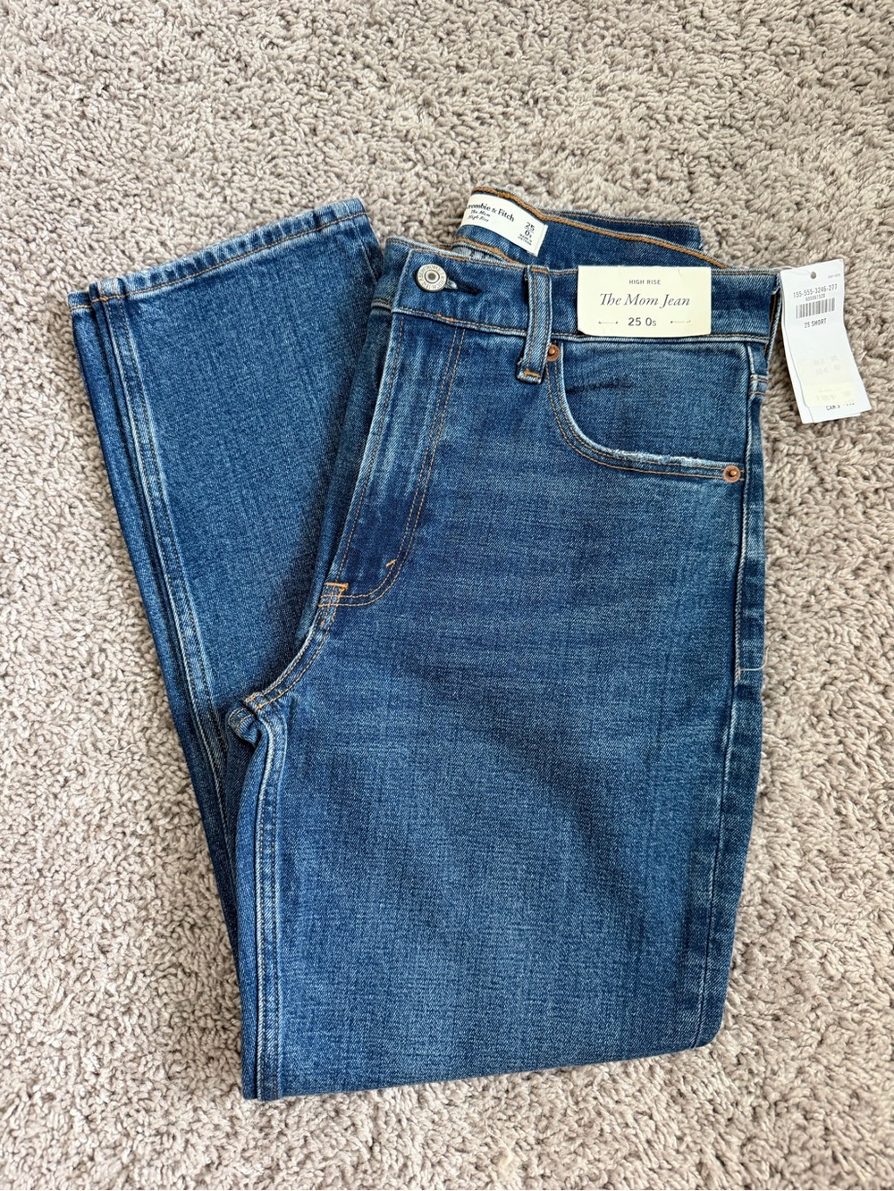 Abercrombie & Fitch The Mom High Rise Denim Jean